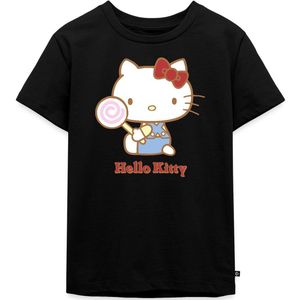 Hello Kitty Met Een Lollipop Premium T Shirt Kinderen