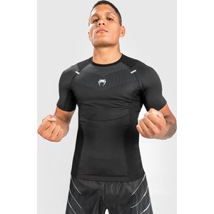 Venum Biomecha Rashguard S/S Zwart Grijs - S