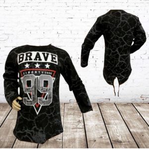 Longsleeve jongens Brave 99 zwart -s&C-110/116-Longsleeves jongens