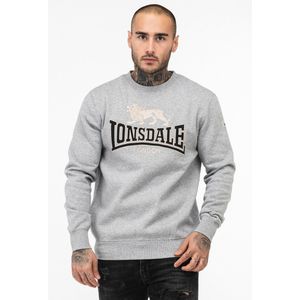 Lonsdale - Lawins - Sweatshirt - Marl Grey/Black - Normale Passform