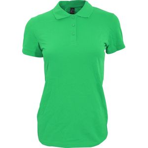 SOLS Dames/dames Perfect Pique Poloshirt met korte mouwen (Kelly Groen)