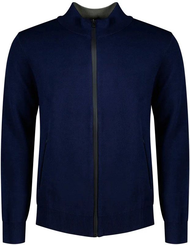 North Sails 12gg Trui Met Volledige Rits Blauw XS Man