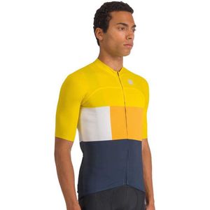 Sportful Snap Korte Mouw Wielertrui Geel M Man