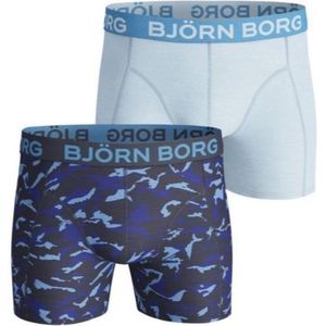 Bjorn Borg Boxershorts 2Pack BB ABSTRACT SHADE COTTON STRETCH SHORTS Peacoat