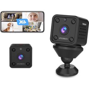 Spycam Mini - 4K - WiFi - Bewegingsdetectie - IR Nachtvisie