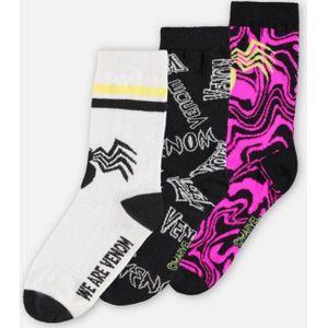 Marvel Venom - We Are Venom Sokken Kinderen - Set van 3 paar - Multicolours
