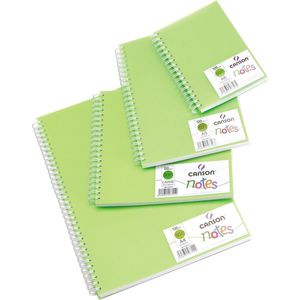 Canson schetsboek Notes, ft A4, groen 5 stuks