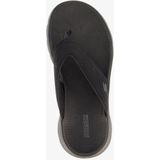 Skechers - Teenslippers - Zwart - Imitatieleer - Soft Foam Voetbed