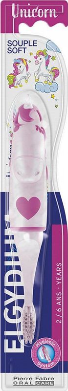 Elgydium - Unicorn - Tandenborstel - 2-6 Jaar - Ergonomisch Ontwerp