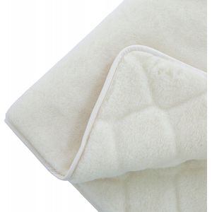 Wollen Deken 100% Wol Merino & Kameel Blend - OnceDoce® 450 g/m² Heerlijk Zacht Ademend en Warm – ALABASTER - Wasbaar - 140x200cm
