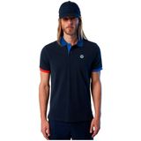 North Sails Graphic 692398 Korte Mouw Poloshirt Blauw L Man
