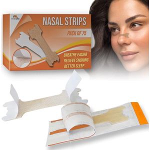 Equivera Neusstrips - Neuspleisters - Beter Slapen - Beter Ademhalen - Neusspreider