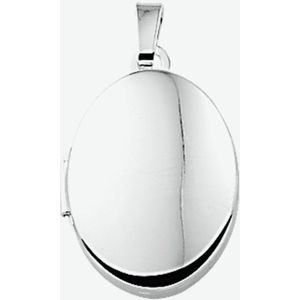 YO&NO - Hanger - Zilver - Medaillon - Ovaal - 14mm - 18.5mm - Sieraden vrouw - Zilver 925