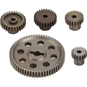 Differentiële Metalen Spur Gear Set 64T 17T 21T 26T 29T voor HSP BRONTOSAURUS 1/10 Truck 94111