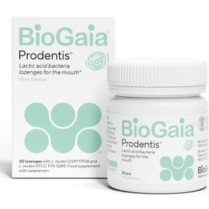 BioGaia Prodentis Orale Probiotic Voor Tanden En Tandvlees, Met Unieke Lactobacillus Reuteri, Suikervrij, Innovatieve Orale Probiotic Met Xylitol Helpt Het Glazuur Versterken, Tandprobiotic Met Munt