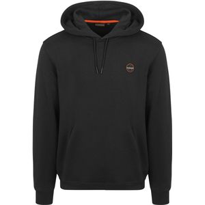 Napapijri - B-Badge - Hoodie - Zwart - Relaxed Fit - 100% Katoen