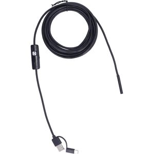 Waterdichte USB Type C 3-in-1 endoscoopcamera met verlichting en 5 meter kabel voor eenvoudige inspectie en nauwkeurige beeldvorming in moeilijk bereikbare ruimtes