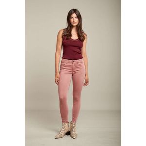 Broek Toxik3 normale taille oud roze slim fit