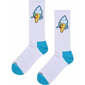 Happy Socks - Ice Cream Sneaker - Huissokken - White