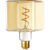 SPL - LED Filament - Kubuslamp - Goud - E27 - 4W - Dimbaar