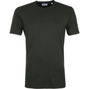 Colorful Standard - Organic T-shirt Donkergroen - Heren - Maat S - Regular-fit