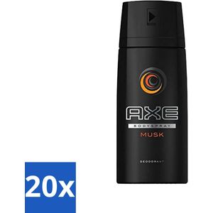 20 x Axe - Deodorant Bodyspray - Musk - 150 ml -