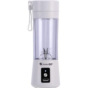 Shakergo®- Draagbare Smoothie Blender - Portable Blender - Mini Blender - Blender To Go - wit