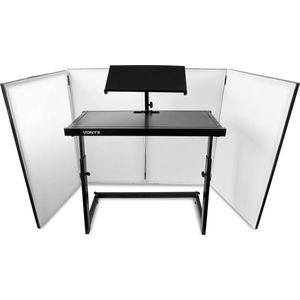 Vonyx DJ booth met verstelbaar meubel en scherm