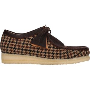 Clarks - Wallabee Harris Tweed - Sneakers - Bruin