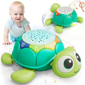 Interactief Babykruipspeelgoed - Muzikale Schildpad Met Projector - Educatief Speelgoed Vanaf 3 Maanden