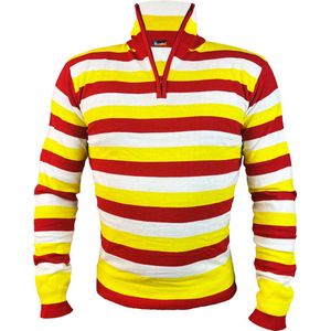 Fjesta Oeteldonk Half Zip Trui - Oeteldonk Trui - Oeteldonk Kleding - Carnaval Den Bosch - Unisex - Maat M