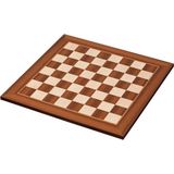 Philos London Schaakbord - Veld 50 mm - Geschikt voor 2 spelers vanaf 6 jaar - Houten bord 50 x 50 cm
