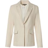 Comma - Linnen Blazer - Effen - Linnenmix - Knoopsluiting - Klepzakken