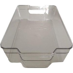 Koelkast opbergbak - Transparant - Plastic - 32 x 21 x 9 cm - Maat L