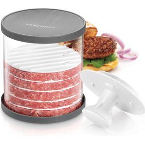 Multipers voor hamburgers I Veelzijdig voor klassiekers en vullingen I Weegschaal voor 100/150g I Robuust kunststof I Vaatwasmachinebestendig