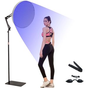 Unyqoos® Draagbare bruiningslamp met hoge standaard en 250 LED's voor thuisgebruik