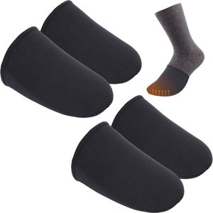 Daity 2 paar 3 mm neopreen teenwarmers, maat S, kleine teenwarmers, laarzen, warme voetovertrekken, sokken, geschikt voor fietsen, wandelen, hardlopen, wintersport