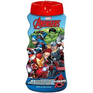 Marvel The Avengers 2-in-1 Gel & Shampoo 475 ml – Voor Kinderen – Bad & Haarverzorging