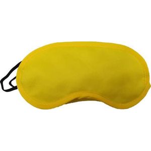Slaapmasker geel - Thuis - Onderweg - Vliegtuig - Festival - Slaapcomfort - oDaani