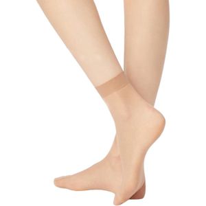 Korte pantykousen - beige - Maat 35/42 - 10 Paar