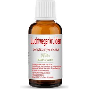 Herbes D'elixir Luchtwegenkruiden Tinctuur – 100 ml – 100% Natuurlijk - Voedingssupplementen