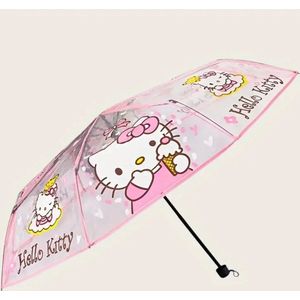 Hello Kitty - Sanrio - paraplu - transparant - kawaii
