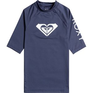 Roxy - UV Rashguard voor meisjes - Whole Hearted - Korte mouw - Mood Indigo - maat 168cm