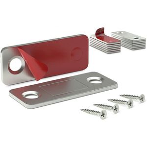 Zeer sterke magnetische deursluiting - set van 6 ultradunne kastmagneten - zelfklevend met 8 kg houdkracht
