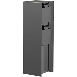 Buitenstopcontact - Buitenstopcontacten Waterdicht - Tuincontactdoos - Antraciet