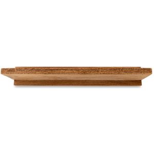 Wandplank Bibi mangohout 60 cm - Lichtbruin
