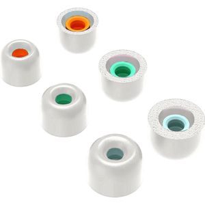 Ibley foam tips voor Sony WF-1000XM5/XM4/XM3 grijs - Foam Earplug - S/M/L formaat - 3 paar - 3 maten
