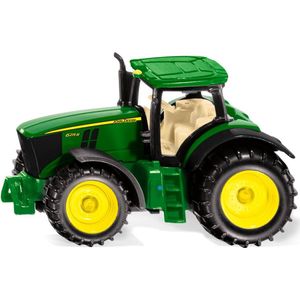 Siku John Deere 6250r Tractor 6,7 Cm Staal Groen/Geel (1064)