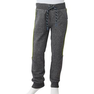 vidaXL - Kinderjoggingbroek - 92 - gemêleerd - grijs