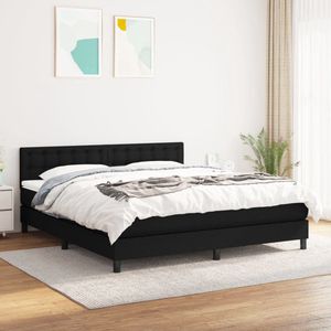 The Living Store Boxspringbed - Comfort - Bed - 180 x 200 x 78/88 cm - Zwart
